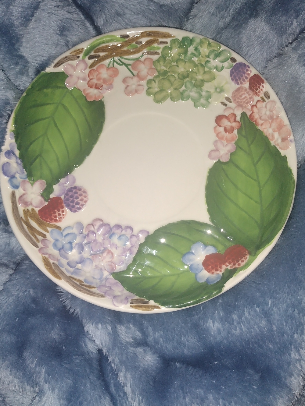 Vintage Jeanne Beury Plate/Saucer Dated 2000